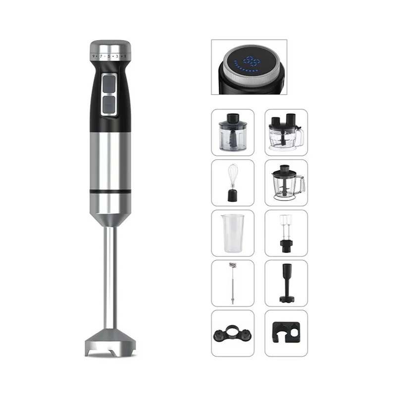 1200W–1500W Digital Stick Blender with LED Display
