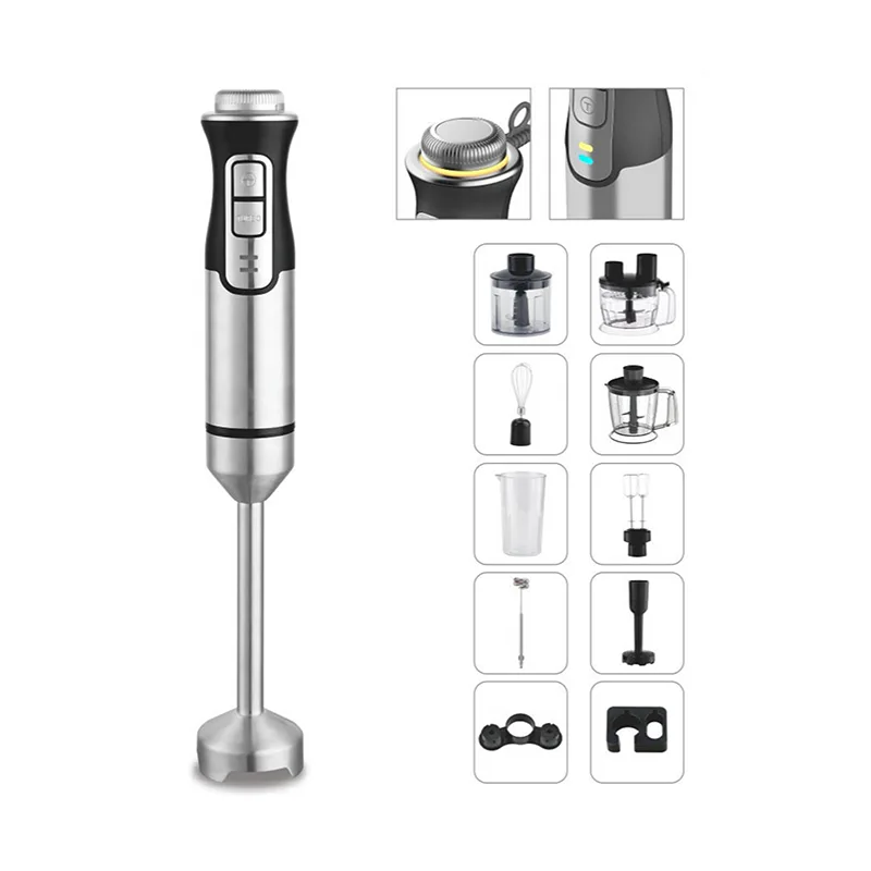 1200W–1500W Heavy Duty Stick Blender with LED Display and Turbo Function