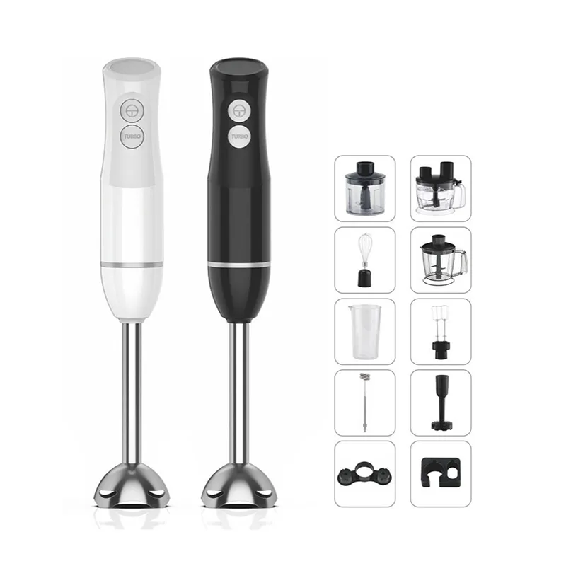 400W–1000W 2-Speed Stick Blender with Stainless Steel Blade