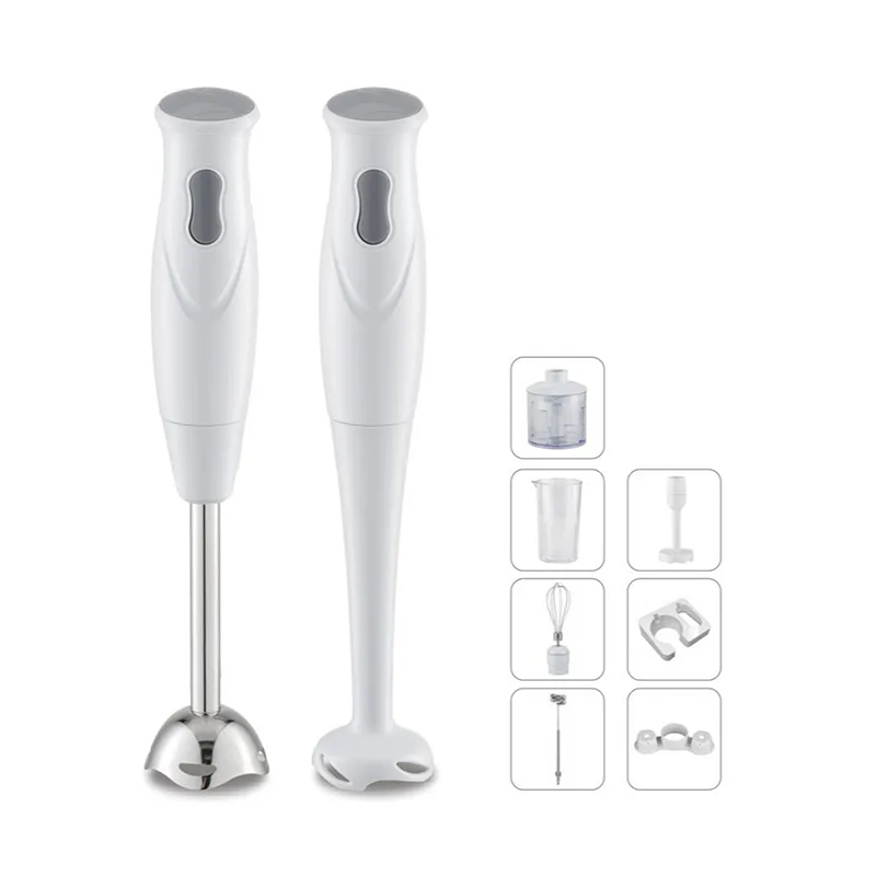 400W Stick Blender with Multiple Attachments and Low Noise Motor