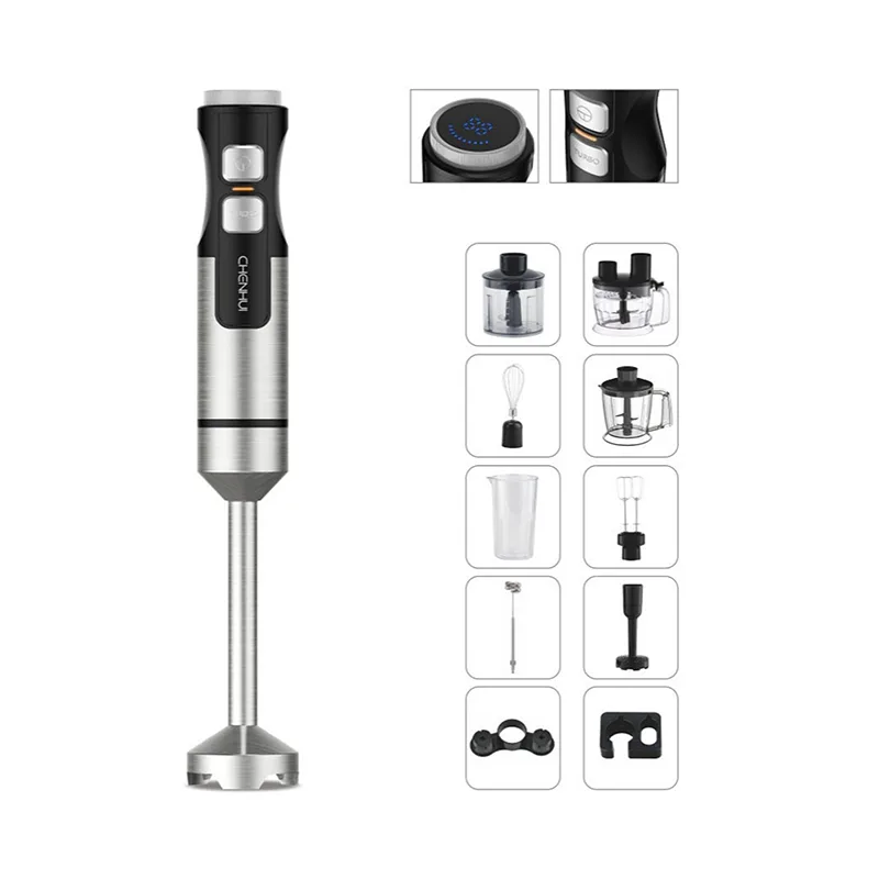 1200W–1500W Turbo Stick Blender with Stainless Steel Blade